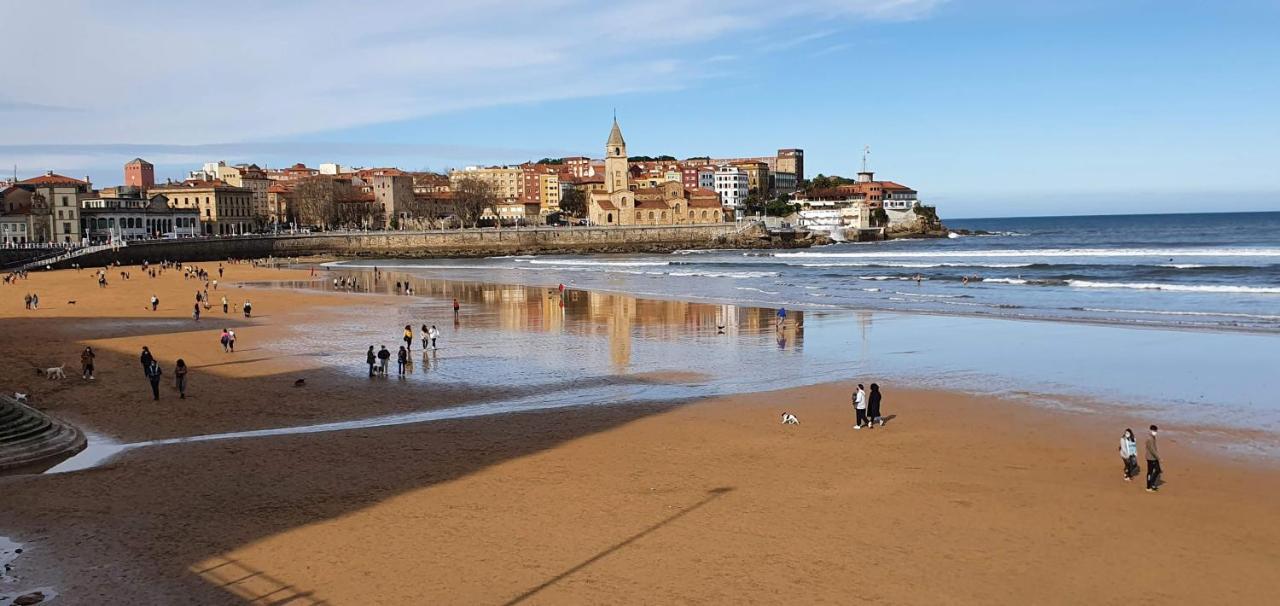 Appartamento Casa Lantoxana Gijón Esterno foto