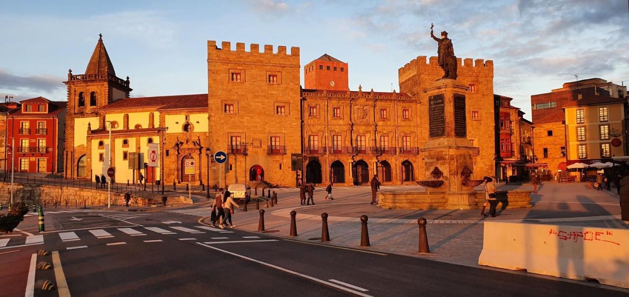 Appartamento Casa Lantoxana Gijón Esterno foto